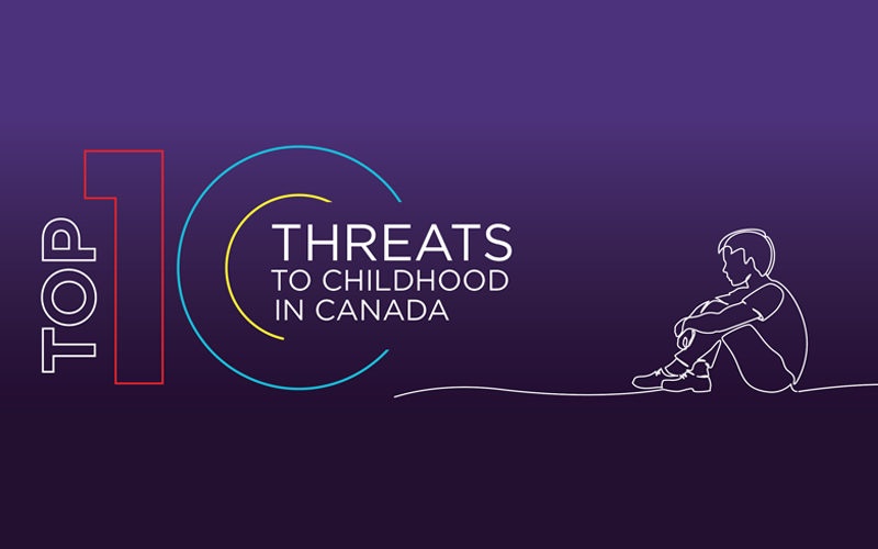 Les 10 principales menaces pour l’enfance au Canada